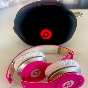 Pink Beats By Dre with Wire